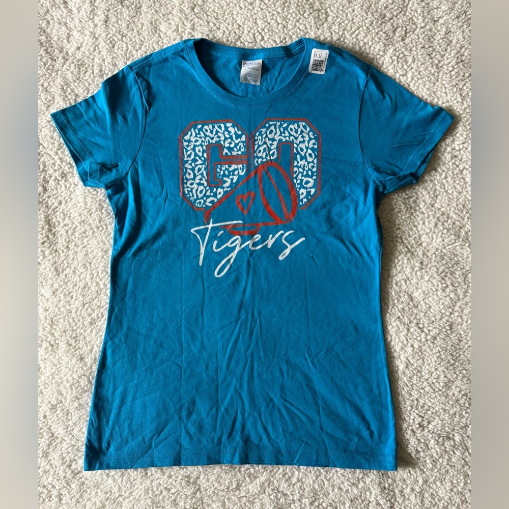 Go Tigers Blue Ladies T-Shirt Size XS New with Tag